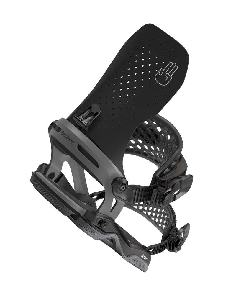 Astro AsymWrap Black 2024 Snowboard Binding