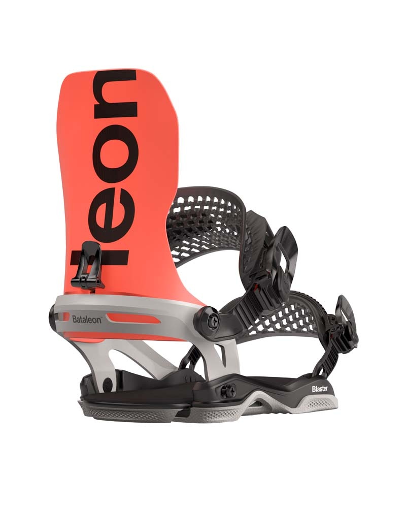 Blaster AsymWrap Neon Red/Glacier Gray 2024 Snowboard Binding