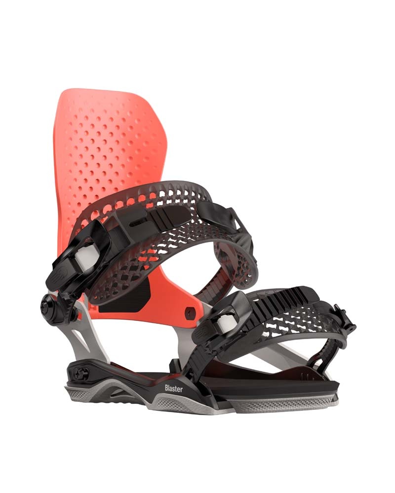 Blaster AsymWrap Neon Red/Glacier Gray 2024 Snowboard Binding