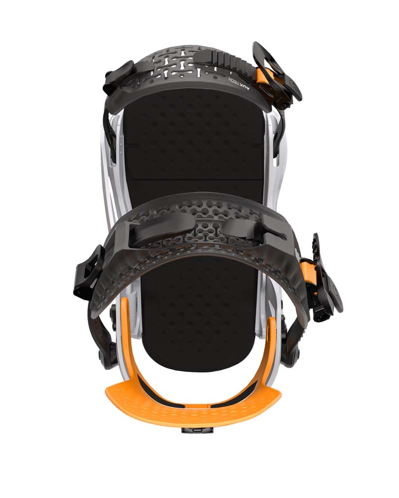 Chaos Neon Orange/Glacier Gray 2024 Snowboard Binding
