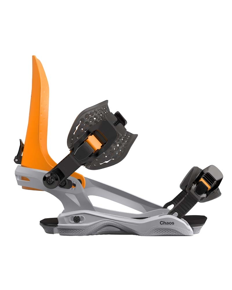 Chaos Neon Orange/Glacier Gray 2024 Snowboard Binding