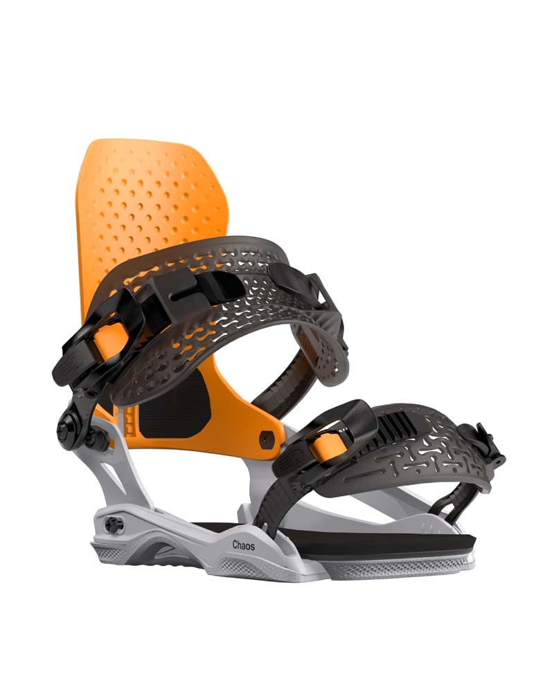 Chaos Neon Orange/Glacier Gray 2024 Snowboard Binding