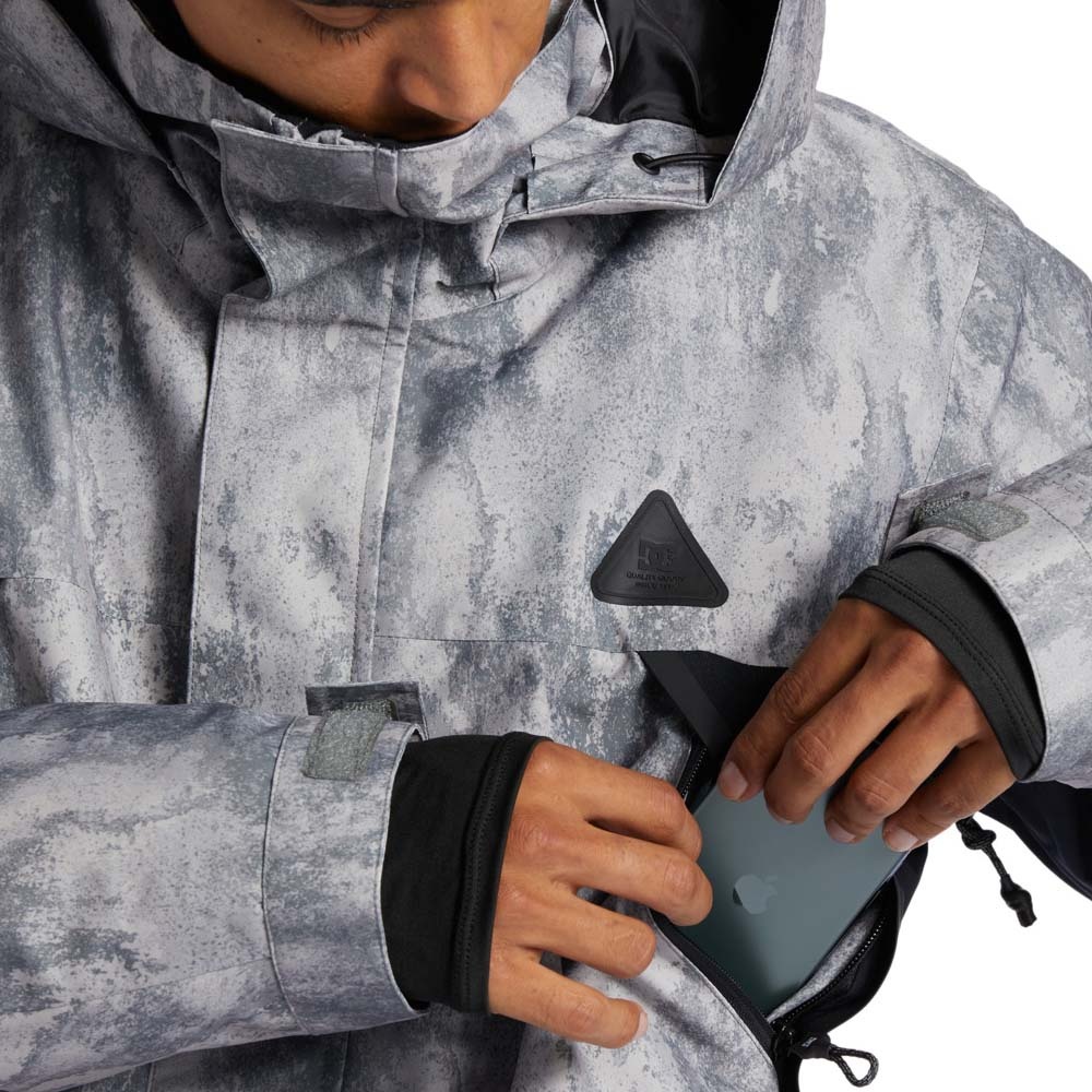 Command 45K Grey Stone Full Zip Snowboard Jacket