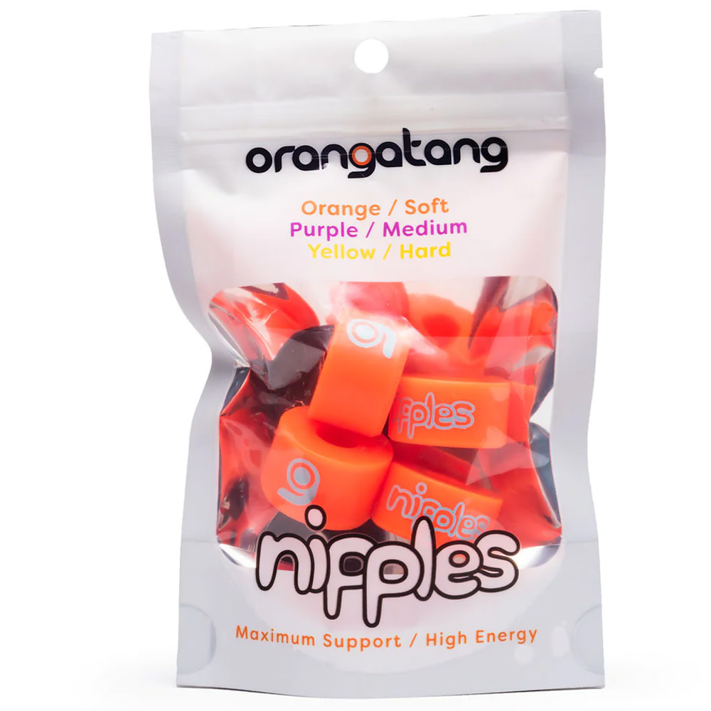 80A Orange Nipples Longboard Bushings (Soft) WestSite Gent