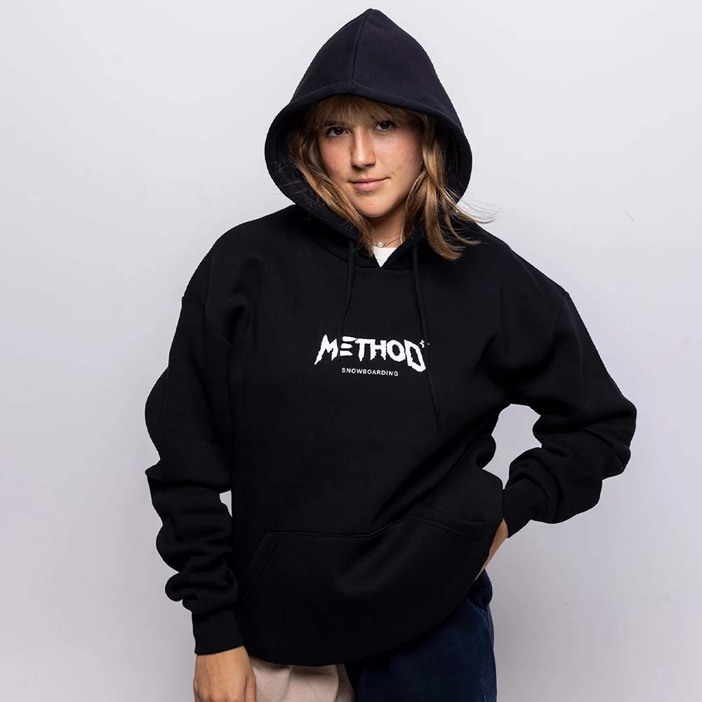 Black Snowboarding Hoodie 2024