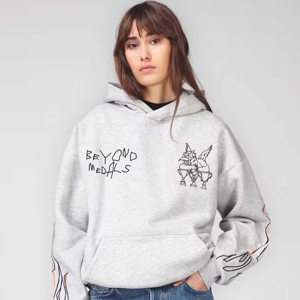 Angel Grey Hoodie 2024
