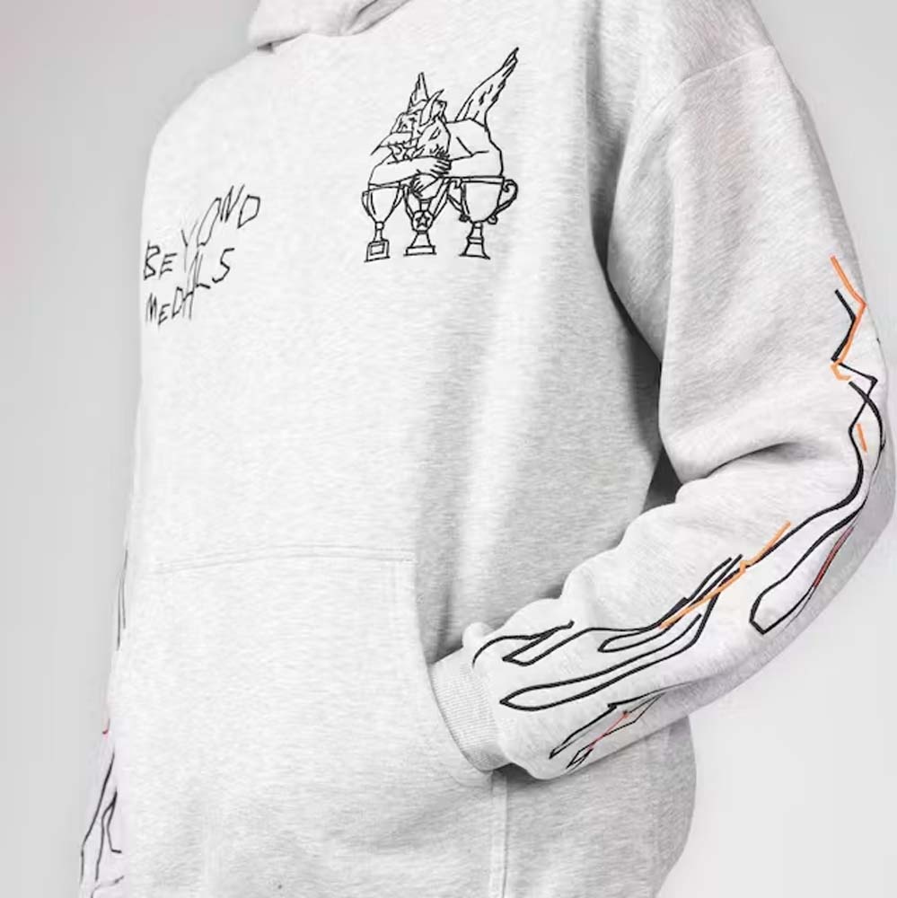 Angel Grey Hoodie 2024