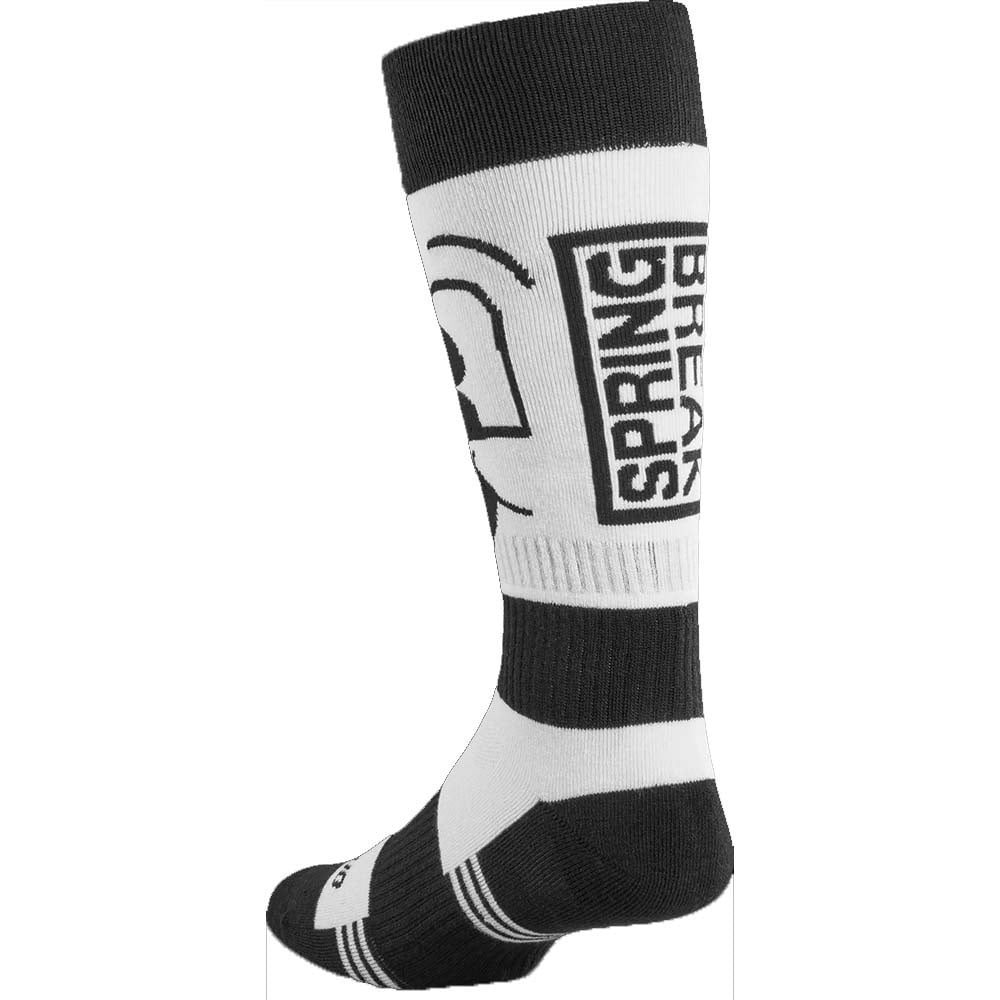 X Spring Break White Black 2024 Snowboard Socks West Site Boardshop Gent   Thirty Two X Spring Break White Black 2024 Snowboa 