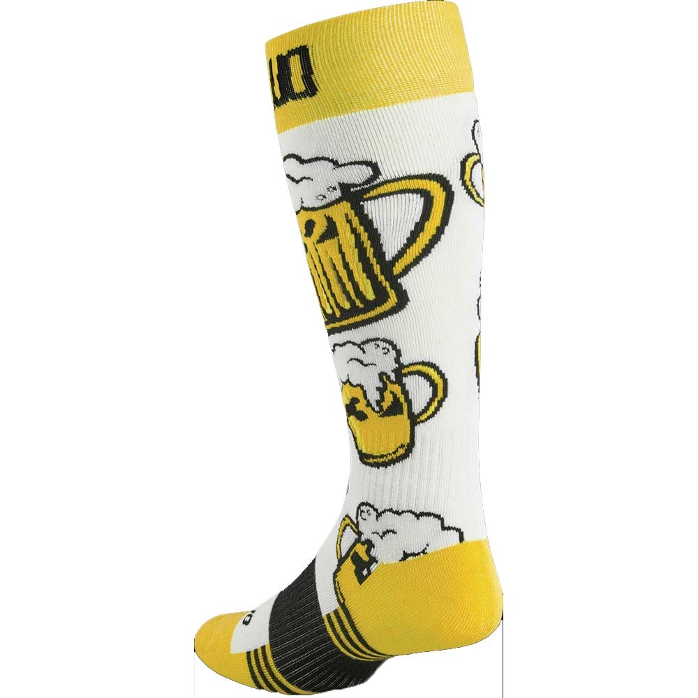 Double White Yellow 2024 Snowboard Socks West Site Boardshop Gent   Thirty Two Double White Yellow 2024 Snowboard Sock 