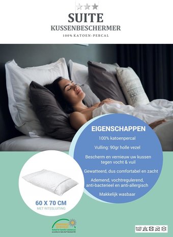 Beau Maison Kussenbeschermer Percal Katoen Beau Maison Kussenbeschermer Percal Katoen