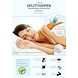 Suite Sheets Molton Split Topper Waterdicht Suite Sheets Molton Split Topper Waterdicht