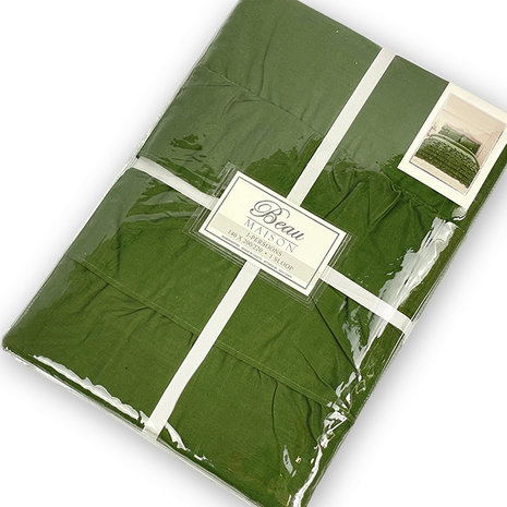 Beau Maison Duvet Cover Saint Martin Olive Green
