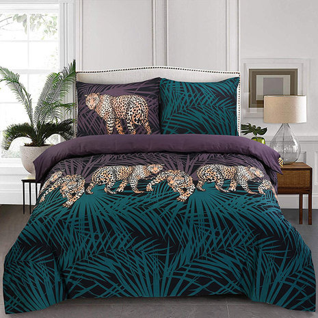 Inspirations Cotton Duvet Cover Cheetah