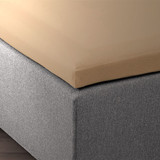 Suite Sheets Spannbetttuch Topper Cotton Taupe