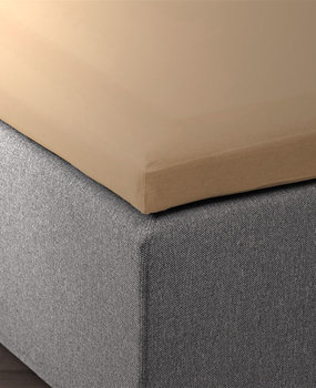 Suite Sheets Spannbetttuch Topper Cotton Taupe