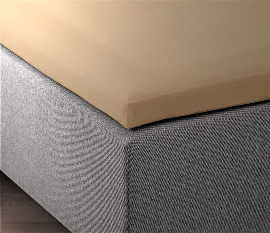 Suite Sheets Topper Spannbetttuch Baumwolle Taupe