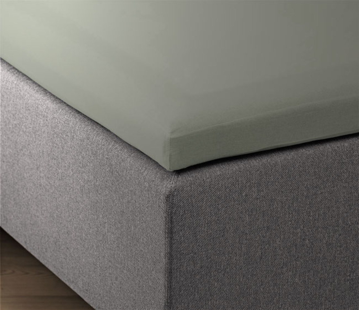 Suite Sheets Topper Hoeslaken Katoen Grijs Suite Sheets Topper Hoeslaken Katoen Grijs