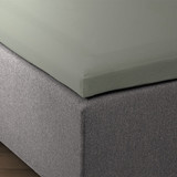 Suite Sheets Hoeslaken Topper Katoen Grijs