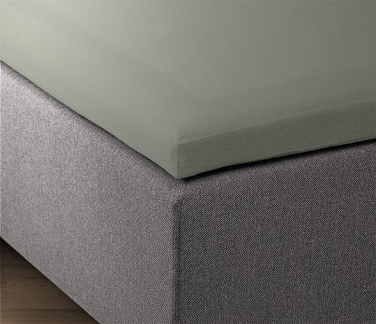 Suite Sheets Topper Hoeslaken Katoen Grijs Suite Sheets Topper Hoeslaken Katoen Grijs