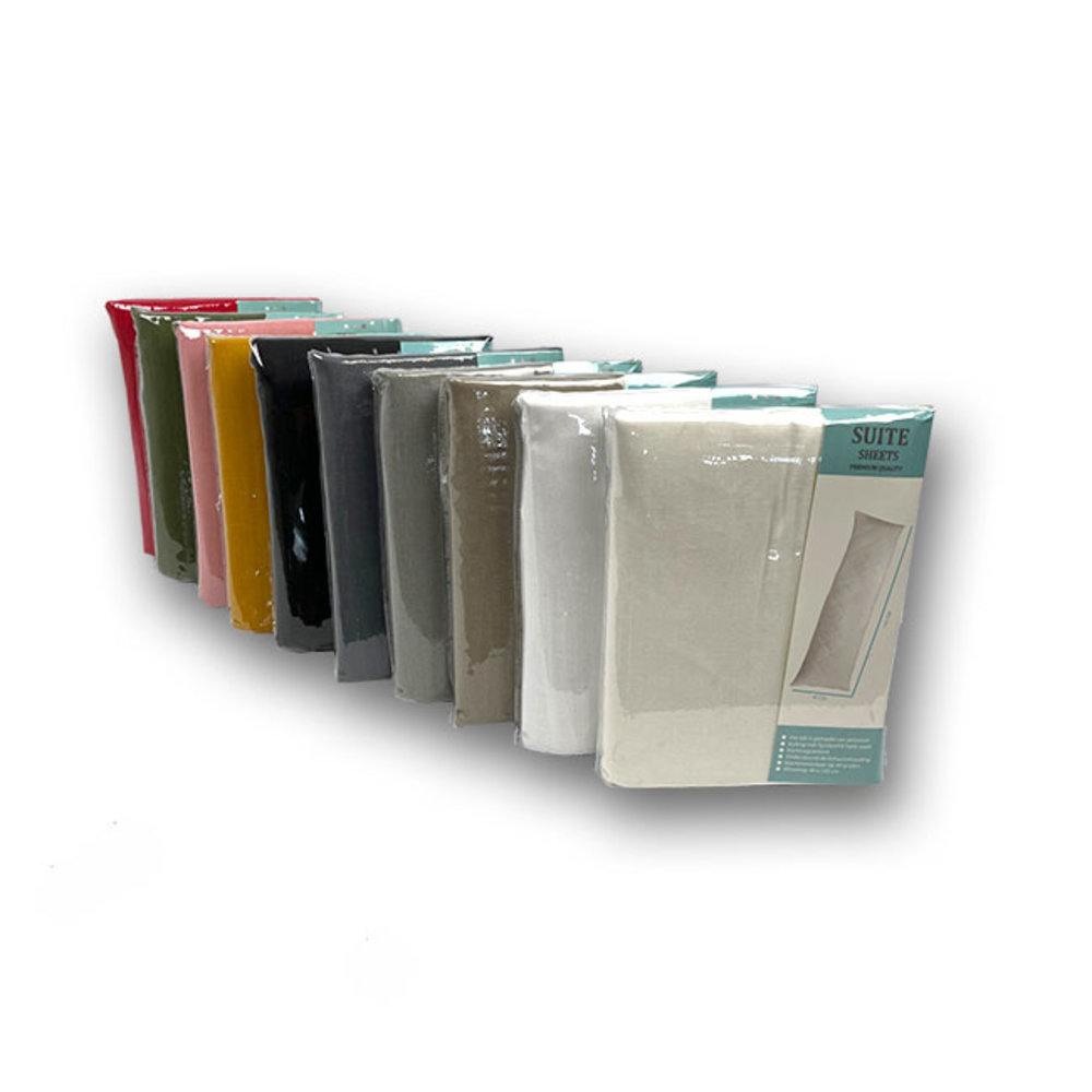 Suite Sheets Unterstützender Körperkissen-Kissenbezug - Gelb