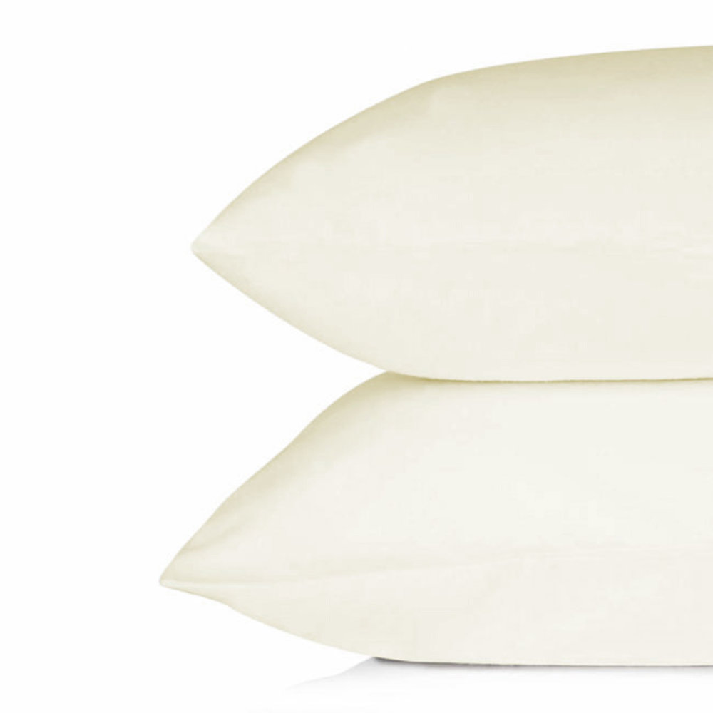 Suite Sheets Cotton Pillowcases Off White