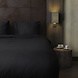 Beau Maison Katoen Satijnen Dekbedovertrek Hotel Line Zwart Beau Maison Katoen Satijnen Dekbedovertrek Hotel Line Zwart