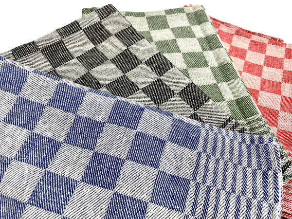 Beau Maison Tea Towel Checkered Green