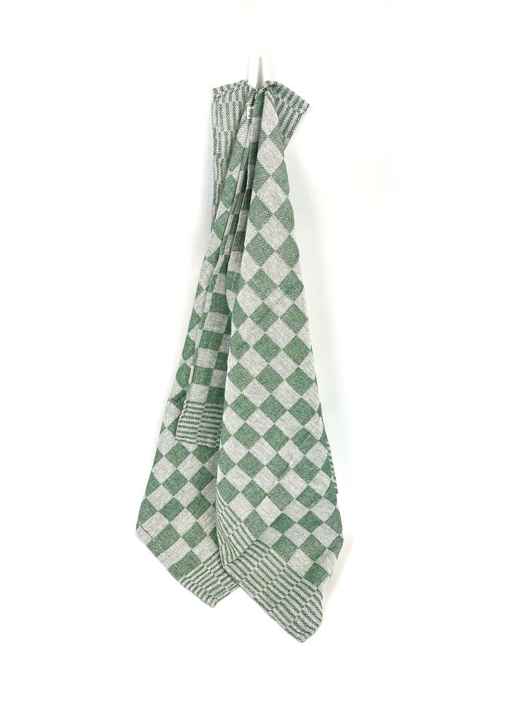 Beau Maison Kitchen Towel Checkered Green