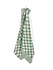 Tea Towel Checkered Green
