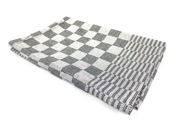Beau Maison Tea Towel Checkered Black