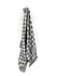 Kitchen Towel Checkered Black
