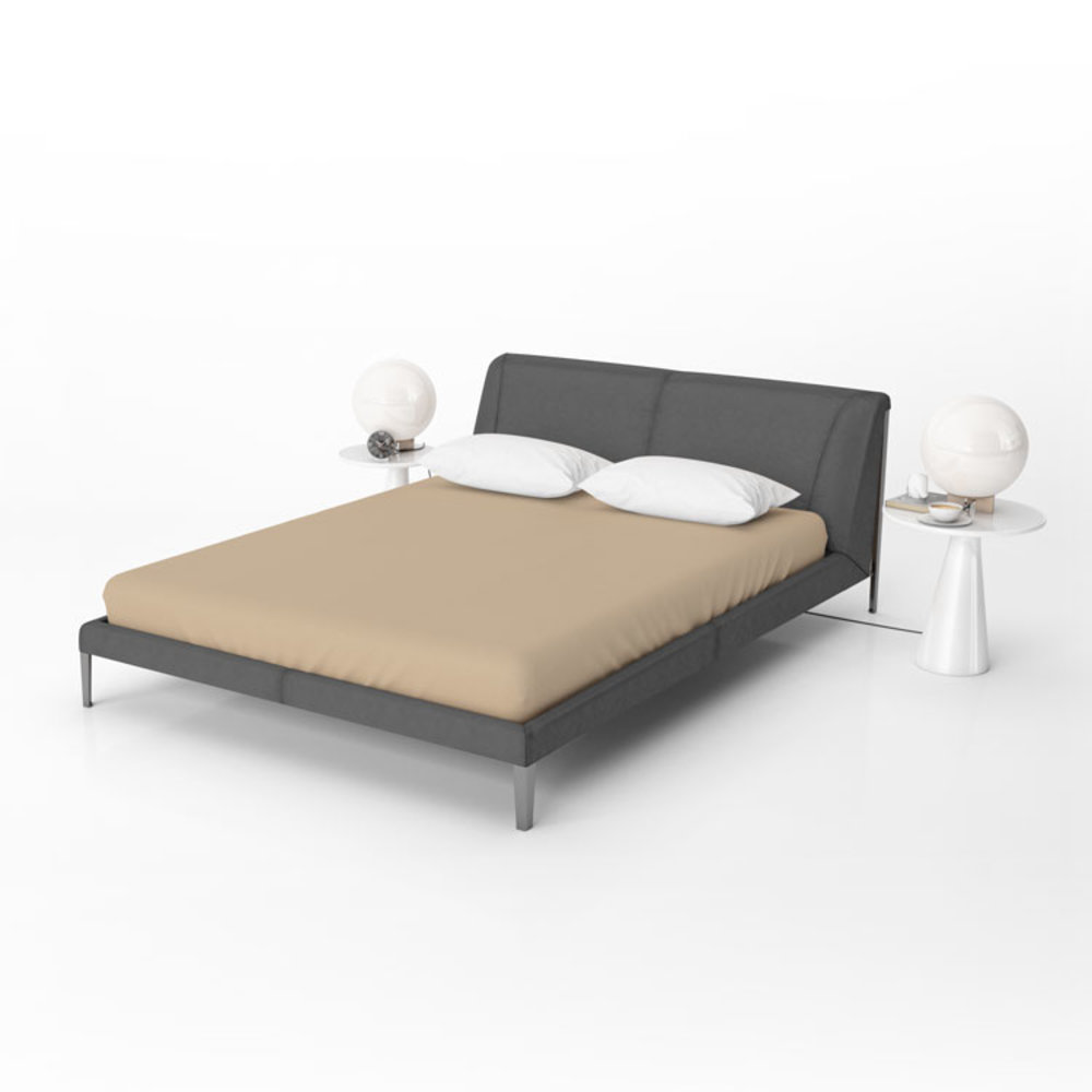 Beau Maison Jersey Hoeslaken Taupe Beau Maison Jersey Hoeslaken Taupe