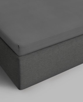 Beau Maison Topper Fitted Sheet Jersey Anthracite