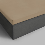Beau Maison Topper Spannbetttuch Jersey Taupe
