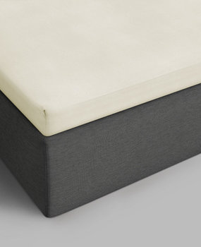 Beau Maison Topper Spannbettlaken Jersey Creme