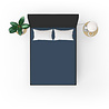 Suite Sheets Jersey fitted sheet in Blue Suite Sheets Jersey fitted sheet in Blue