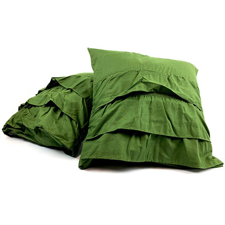Beau Maison Duvet Cover Saint Martin Olive Green