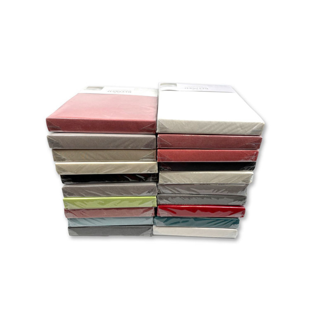 Refined Bedding Jersey Fitted Sheet Bookpack Assorti