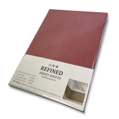 Refined Bedding Jersey Hoeslaken Bookpack Assorti Refined Bedding Jersey Hoeslaken Bookpack Assorti