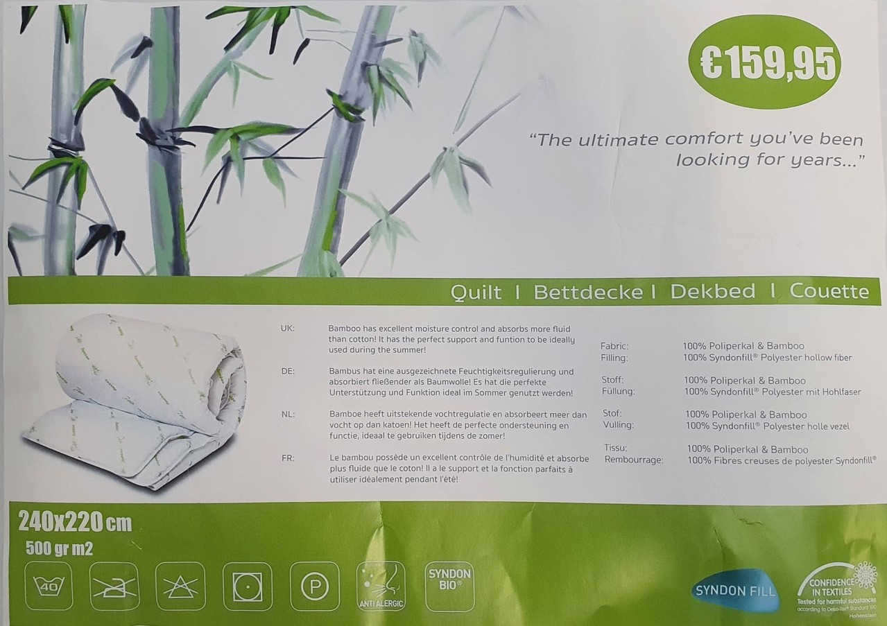 Suite Sheets Bambus Bettdecke Anti-Allergisch