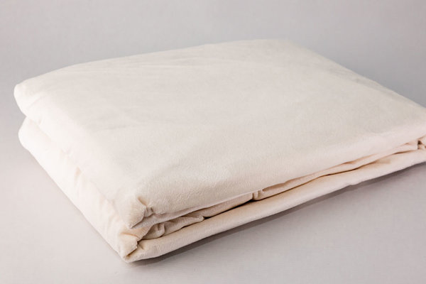 Beau Maison Velvet Bettbezug Perlweißer Samt/Velours