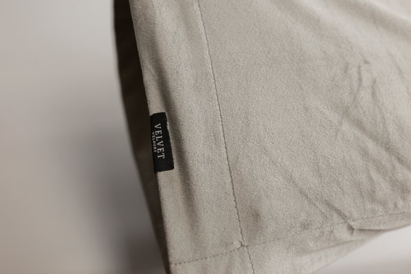 Beau Maison Velvet Kussensloop Zilver Bodypillow Beau Maison Velvet Kussensloop Zilver Bodypillow