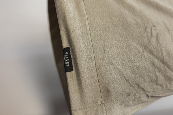 Beau Maison Velvet Kussensloop Taupe Bodypillow Beau Maison Velvet Kussensloop Taupe Bodypillow