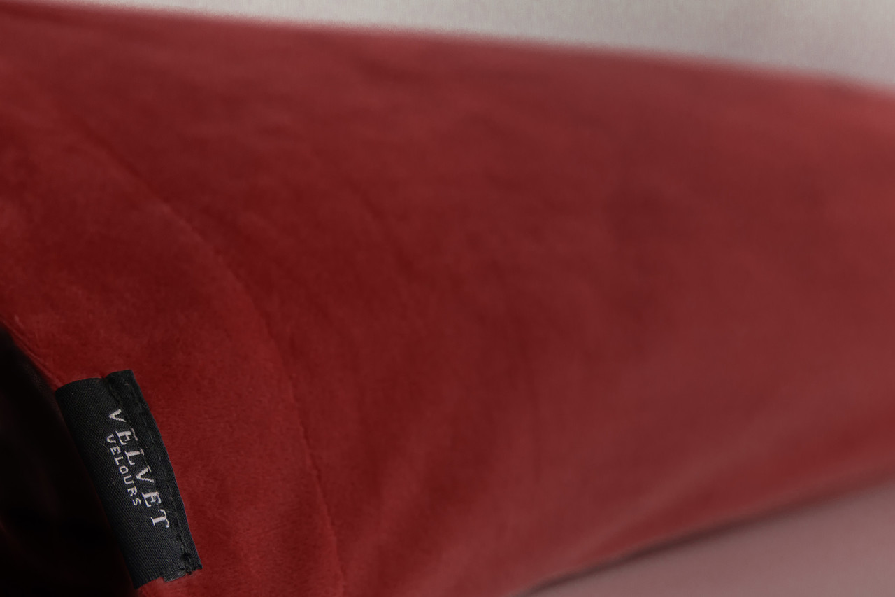 Beau Maison Velvet Kussensloop Bordeaux Rood Bodypillow