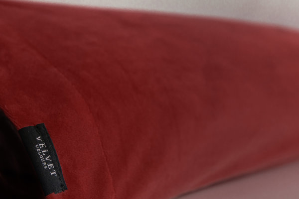 Beau Maison Velvet Kussensloop Bordeaux Rood Bodypillow