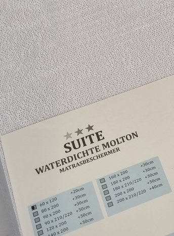 Suite Sheets Molton Crib Wasserdichter Matratzenschoner