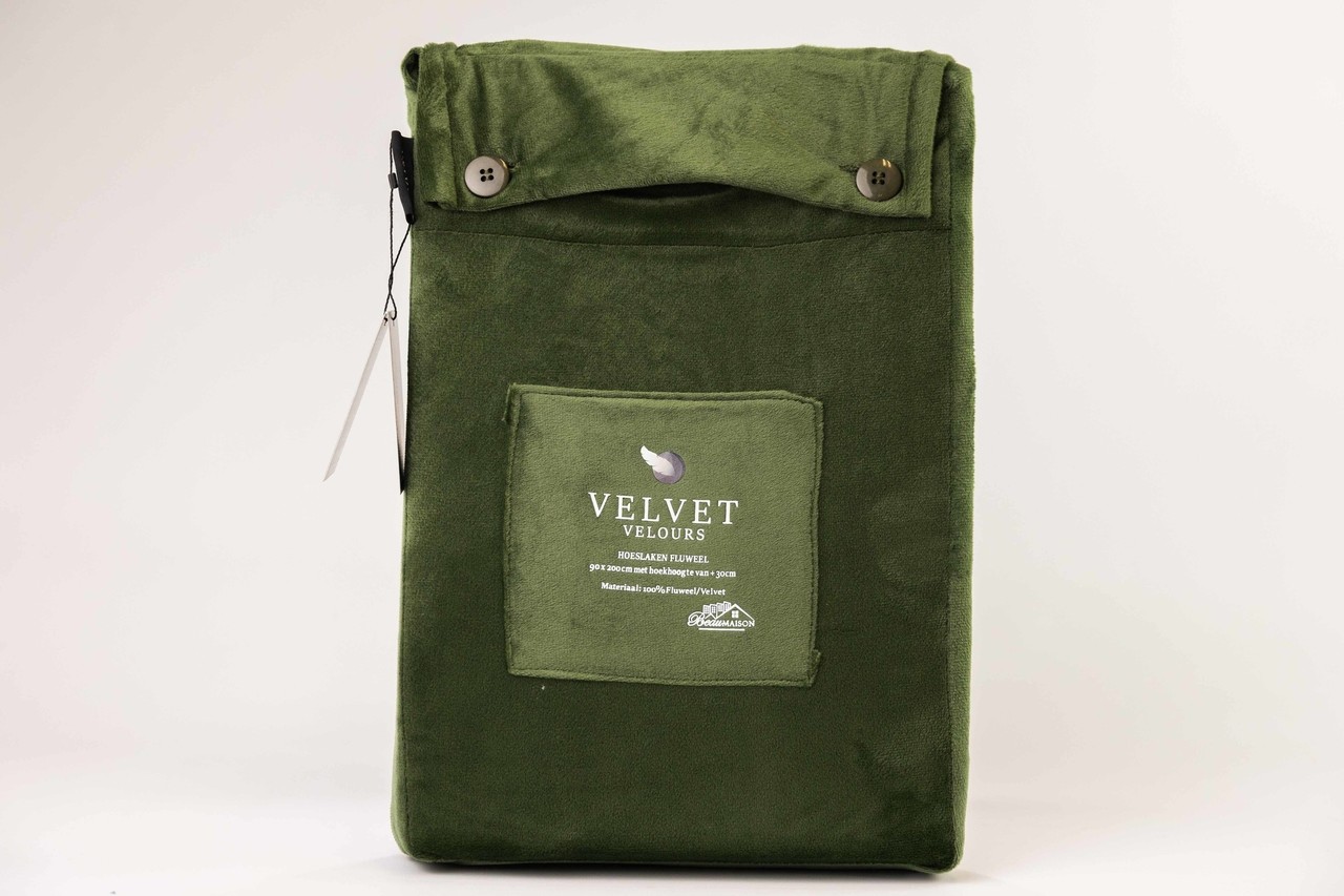 Beau Maison Velvet fitted sheet assorti