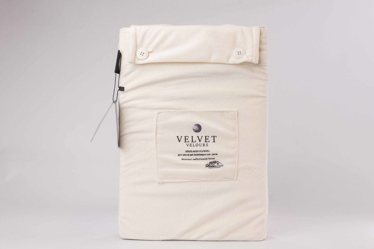 Beau Maison Velvet fitted sheet assorti