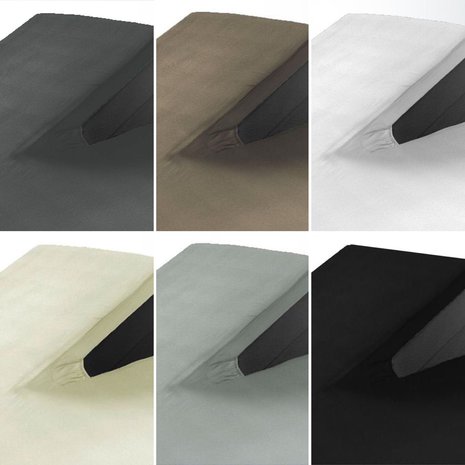 Beau Maison Split Topper Jersey Fitted Sheet Assorti