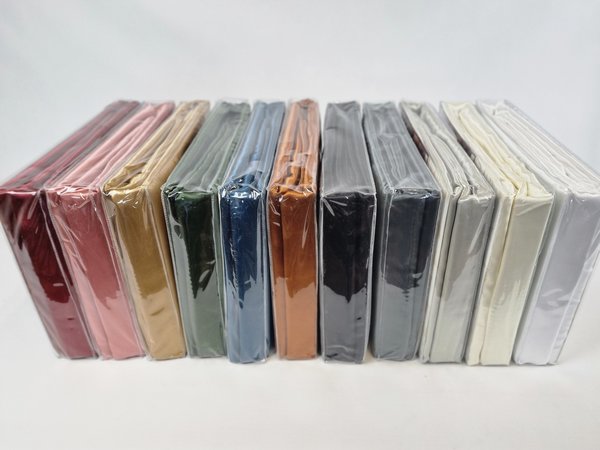 Beauty Silk Glanzend Satijnen Dekbedovertrek Rood